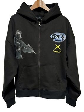 Halo 2 Multiplayer Zip Hoodie Xbox 73Studio Culture Kings NWOT Medium